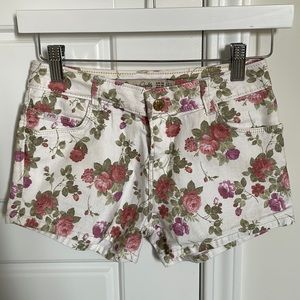 ZARA FLORAL SHORTS